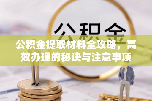 湛河公积金提取材料全攻略，高效办理的秘诀与注意事项