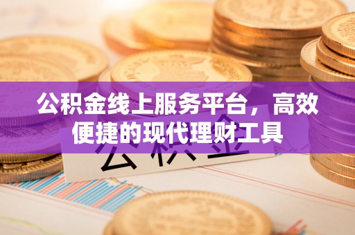 湛河公积金线上服务平台，高效便捷的现代理财工具