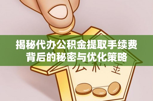 湛河揭秘代办公积金提取手续费背后的秘密与优化策略