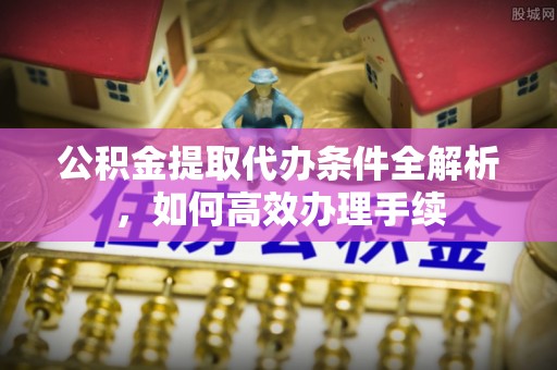 湛河公积金提取代办条件全解析，如何高效办理手续
