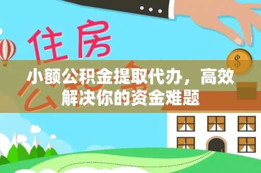 湛河小额公积金提取代办，高效解决你的资金难题