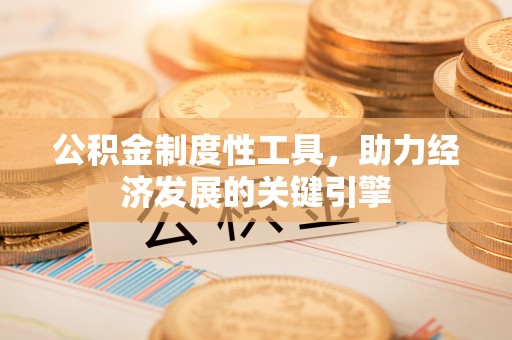 湛河公积金制度性工具，助力经济发展的关键引擎
