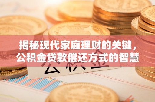 湛河揭秘现代家庭理财的关键，公积金贷款偿还方式的智慧选择