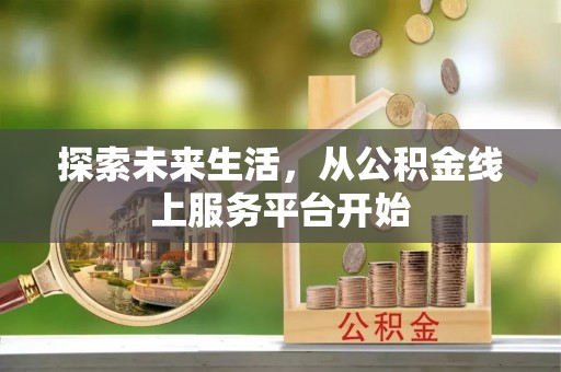 湛河探索未来生活，从公积金线上服务平台开始
