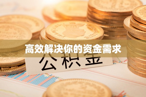 湛河高效解决你的资金需求