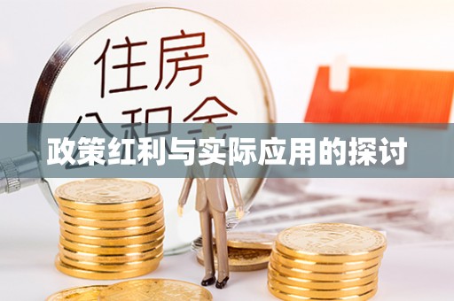 湛河政策红利与实际应用的探讨