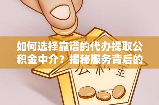 湛河如何选择靠谱的代办提取公积金中介？揭秘服务背后的真相