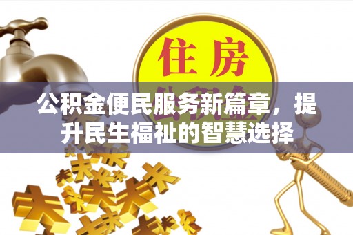 湛河公积金便民服务新篇章，提升民生福祉的智慧选择