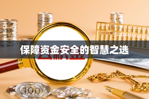 湛河保障资金安全的智慧之选
