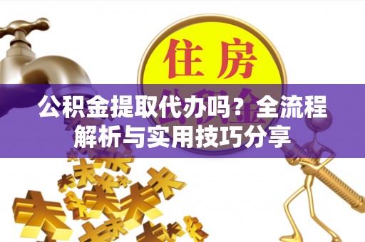 湛河公积金提取代办吗？全流程解析与实用技巧分享