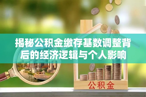 湛河揭秘公积金缴存基数调整背后的经济逻辑与个人影响