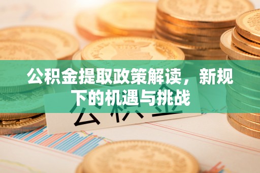 湛河公积金提取政策解读，新规下的机遇与挑战