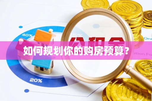 湛河如何规划你的购房预算？