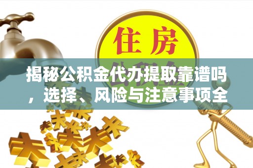 湛河揭秘公积金代办提取靠谱吗，选择、风险与注意事项全解析