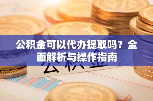 湛河公积金可以代办提取吗？全面解析与操作指南