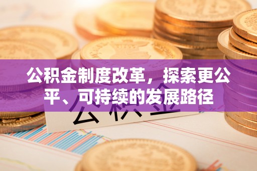 湛河公积金制度改革，探索更公平、可持续的发展路径