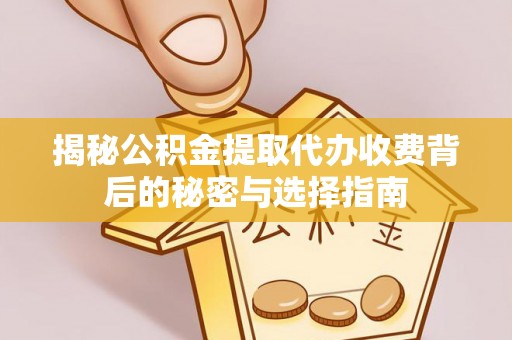 湛河揭秘公积金提取代办收费背后的秘密与选择指南