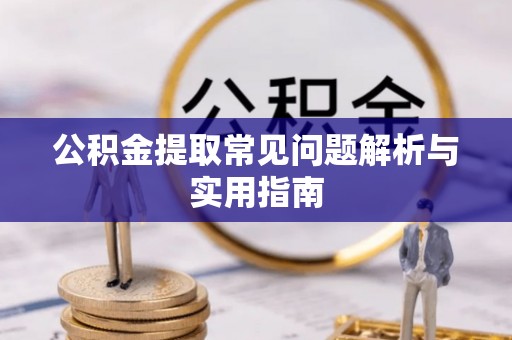 湛河公积金提取常见问题解析与实用指南