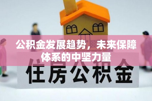 湛河公积金发展趋势，未来保障体系的中坚力量