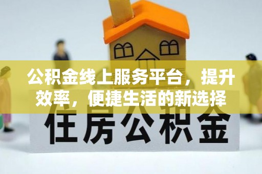 湛河公积金线上服务平台，提升效率，便捷生活的新选择