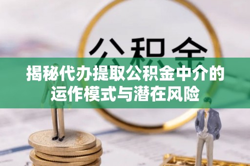 湛河揭秘代办提取公积金中介的运作模式与潜在风险