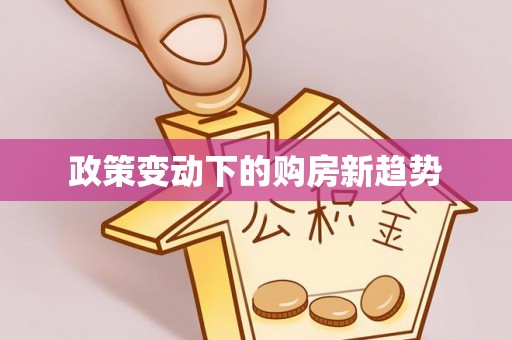 湛河政策变动下的购房新趋势