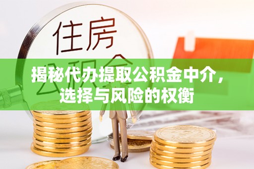 湛河揭秘代办提取公积金中介，选择与风险的权衡