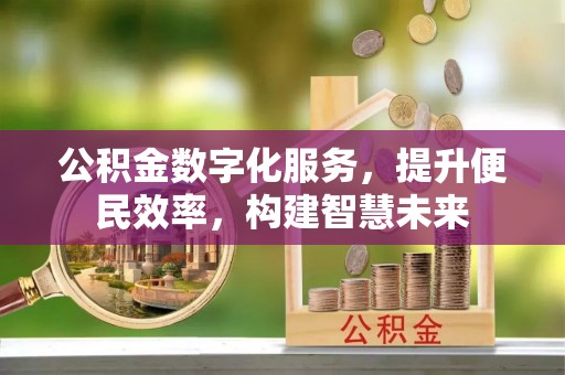 湛河公积金数字化服务，提升便民效率，构建智慧未来