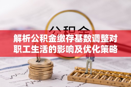 湛河解析公积金缴存基数调整对职工生活的影响及优化策略