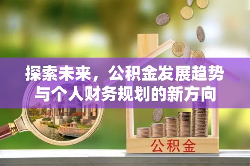 湛河探索未来，公积金发展趋势与个人财务规划的新方向