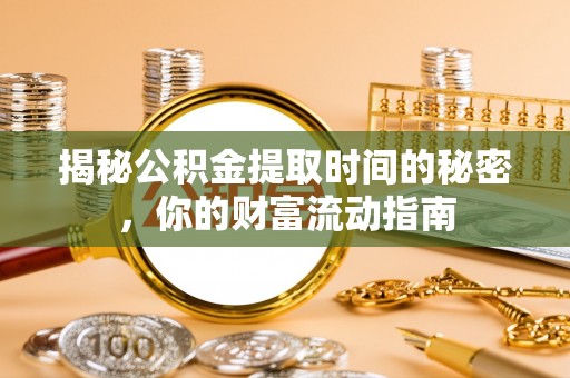 湛河揭秘公积金提取时间的秘密，你的财富流动指南