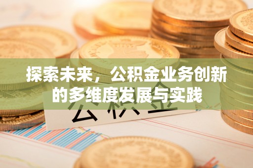 湛河探索未来，公积金业务创新的多维度发展与实践