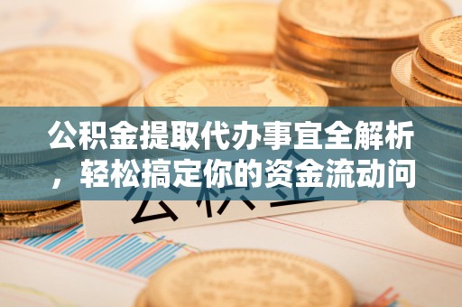 湛河公积金提取代办事宜全解析，轻松搞定你的资金流动问题