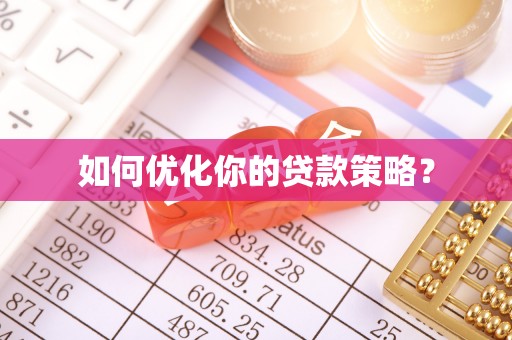 湛河如何优化你的贷款策略？