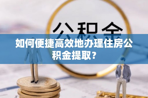 湛河如何便捷高效地办理住房公积金提取？