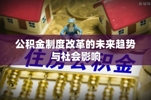 湛河公积金制度改革的未来趋势与社会影响