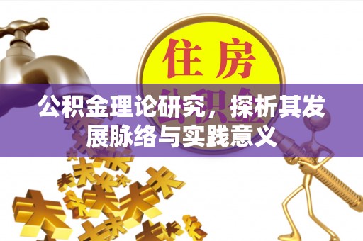 湛河公积金理论研究，探析其发展脉络与实践意义
