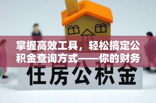 湛河掌握高效工具，轻松搞定公积金查询方式——你的财务助手