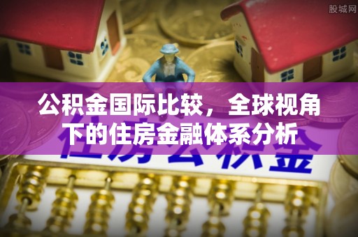 湛河公积金国际比较，全球视角下的住房金融体系分析